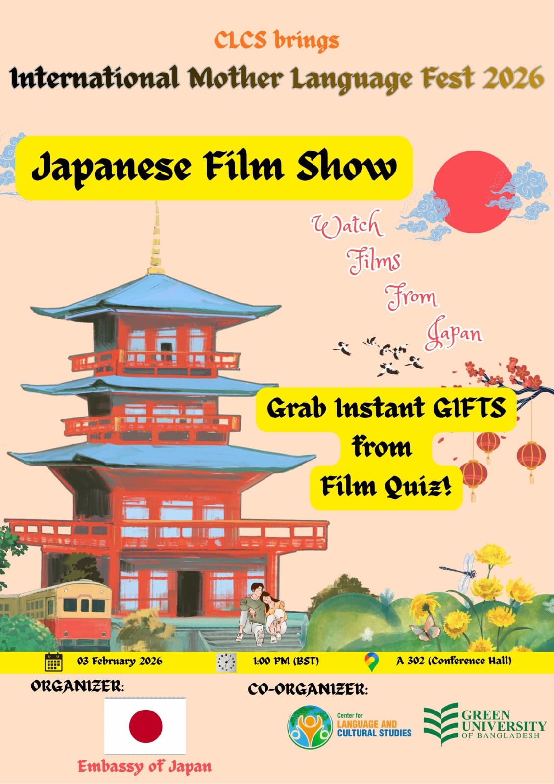 Japanese Film Festival 2026 and PopUp Quiz